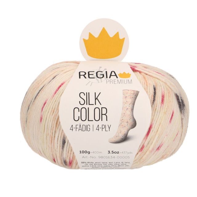 REGIA 4-Ply PREMIUM Silk Color 100g - Twinkle