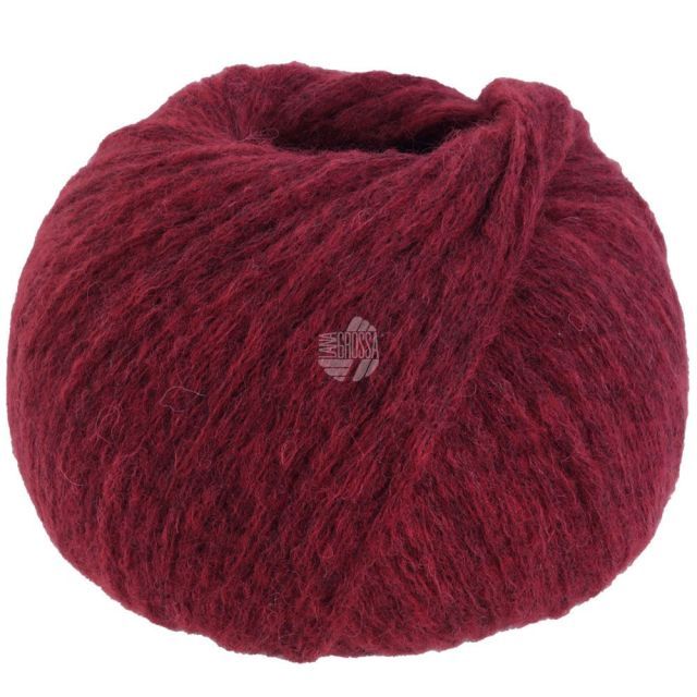 Spuma - Merino Tube Yarn - Dark Red Col. 008 - 50g Skein by Lana Grossa