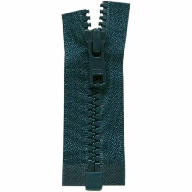 One Way Separating Zipper - Activewear - Teal