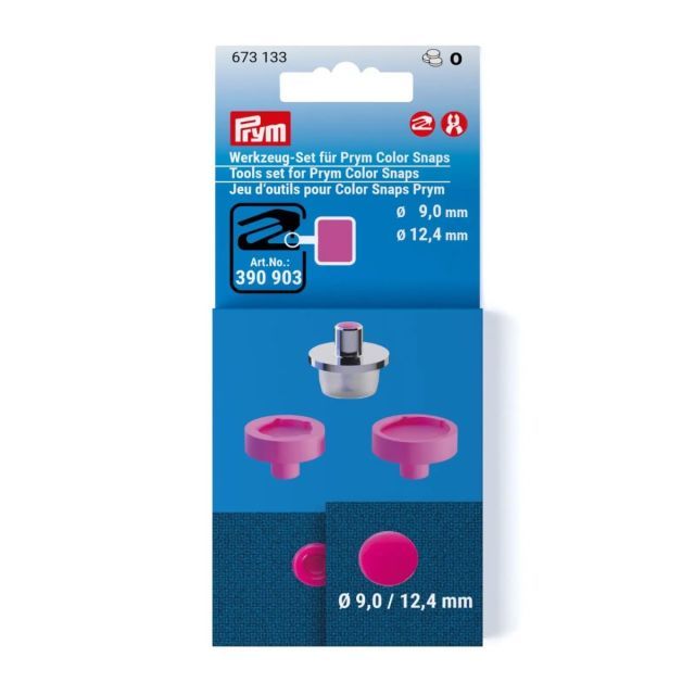 Prym - Color Snap Die For Vario Creative Tools - 9mm/12.4mm