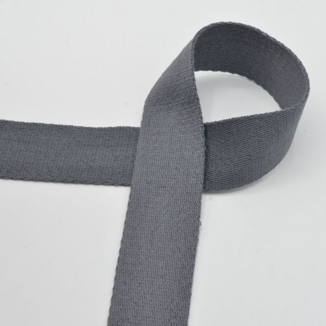 Webbing - 40mm Strapping - Dark Grey Col. 562 (Cotton/Poly Blend)