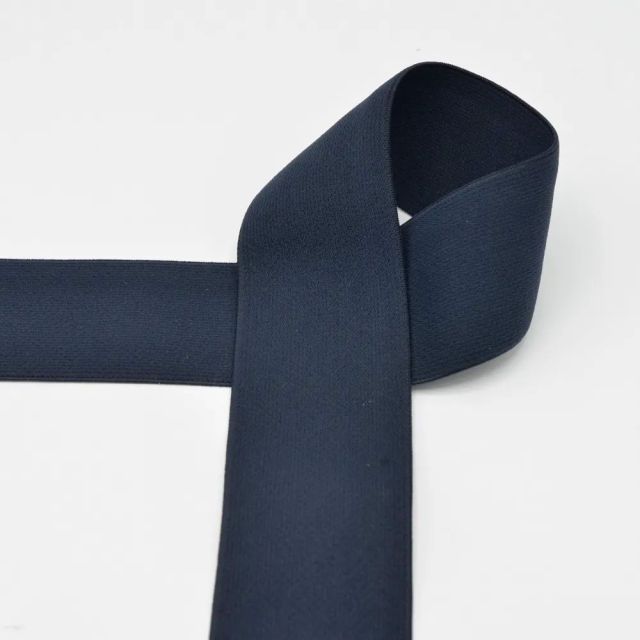 "Soft Touch" Elastic 50mm - Marine Blue  (col. 508)