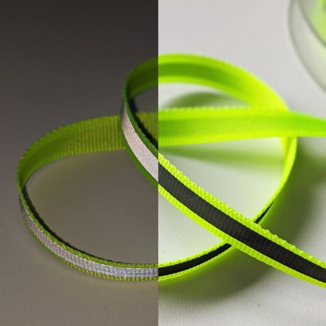 Reflective Tape 10mm - Neon Yellow