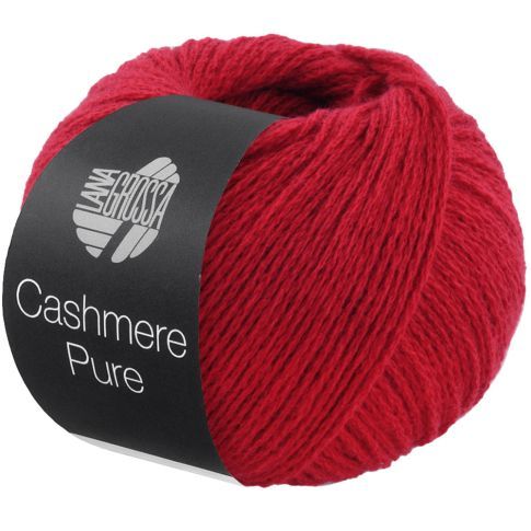 Cashmere Pure - Red Col. 22 - 25g Yarn Skein by Lana Grossa