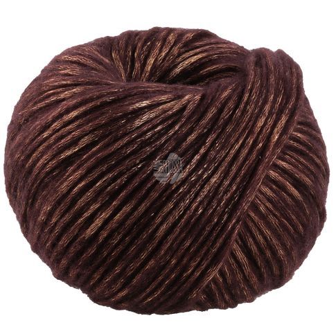 LUCIDA - Viscose/Merino Yarn in Warm Chocolate Col. 009 - 50g Skein by Lana Grossa