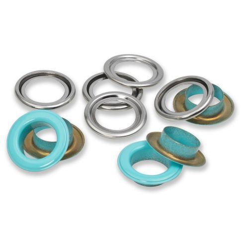 Prym - Mint / Silver Eyelet with Washer - 14mm