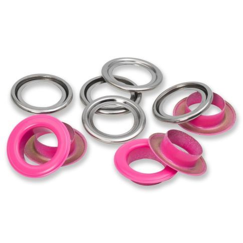 Prym - Pink / Silver Eyelet with Washer - 14mm