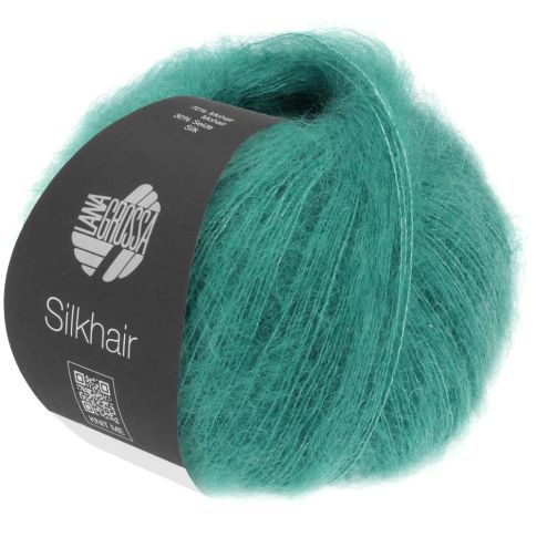 Silkhair - Mohair Silk Blend - Light Petrol Col. 204 - 25g Skein by Lana Grossa