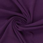 Smooth Medium Weight Ribbing  "Nanni" Solid - Dark Purple (Col. 648)  Extra Wide 95cm Tube